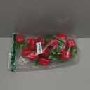 Artificial Hanging Bell Pepper String 2Pcs, Simulated Lifelike Hot Chili Vegetable Fruit Garland Vine for Home Kitchen Fruit Shop Supermarket Farm Party Wall Decoration