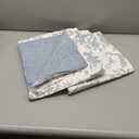 Laura Ashley - Queen Quilt Set, Soft Cotton Bedding with Reversible Design, Medium Weight for Year Round Use, 3 Piece Bed Set with Matching Pillowcases (Amberley Blue)