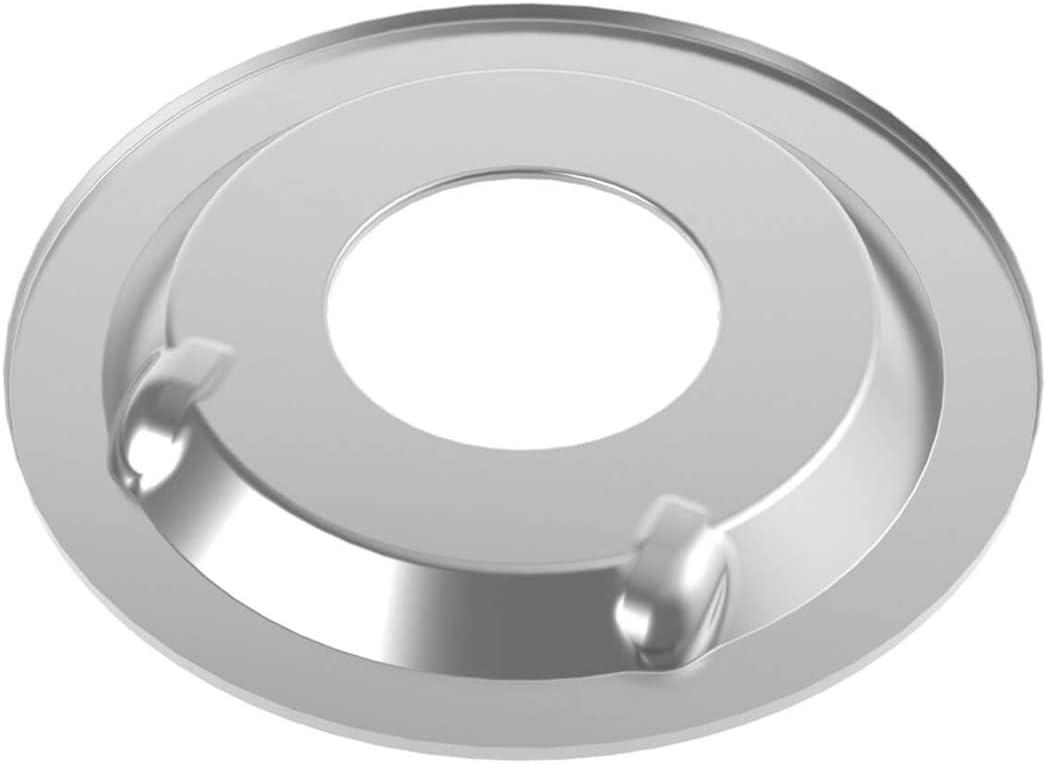 Holley 120-510 Air Cleaner Base 1 in. Drop Base Plate Chrome For Use w/14 in. Diameter Air Cleaners Air Cleaner Base
