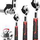 6 8 10 Multi-function Self-locking Pipe Wrench Set, Chromium Vanadium Steel, Plumbers Wrench with Self Tightening Function for 9/32-1 3/8 (7-35mm) Pipe Fittings and Nuts (1set)