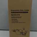 Over The Kitchen Sink Caddy Sponge Holder Organizer Drying Rack Expandable for Sponge Brush Soap Dish Cloth Rag 14.5" to 22", Stainless Steel