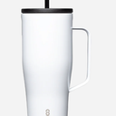 Corkcicle Cold Cup XL Insulated Tumbler with Handle, Lid, & Straw, Berry Punch, 30 oz – Reusable Cupholder Friendly Water Bottle Keeps Drinks Cold 12hrs