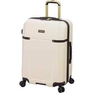 London Fog Brentwood II Expandable HARDSIDE Spinner, Cream, 25-Inch
