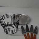 12 Pcs Pizza Stand Set: 4 Metal Stands, 4 Pizza Pans, 4 Spatulas for Weddings, Party(Silver,Round)