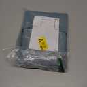 RYB HOME Cafe Blackout Curtains 24 inch Length, RV Curtains for Camper Windows, Mini Short Small Insulating Light UV Heat Blocking Privacy Half Window Tiers, Width 42 by Length 24, Aqua, 2 Panels