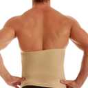 Insta Slim Mens Slimming Compression Firming Belt, Slimming, Tummy Control, Special Occasions, Back Support, Posture Support (Beige)