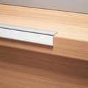 40 Feet Flexible Corner Protector Trim Molding 1.6 in Width Peel and Stick Molding 90 Inside & Outside Corner Guards Trim for Tile and Wall Edges Gaps, Furniture and Wall Repair - Silver