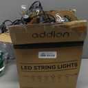 Addlon 72FT(2FT Space) LED Outdoor String Lights with 36 Edison Shatterproof Bulbs, Heavy-Duty and Weatherproof Strand, Commercial Grade Patio Lights, Decorative for Patio, Black
