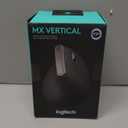 Logitech MX Vertical Wireless Mouse  Ergonomic Design Reduces Muscle Strain, Move Content Between 3 Windows and Apple Computers, Rechargeable, Graphite