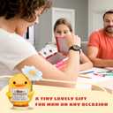 2 x Pawzity Gift for Mom from Daughters, Son for Mom - Cute Christmas, Mothers Day, Birthday Gifts for Moms - Emotional Love Support Moms Crochet - Duck Knitted Positive Doll