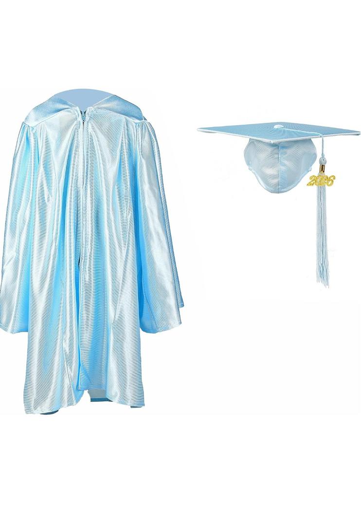 FtyFty Shiny Kindergarten Graduation Cap and Gown Set, 21
