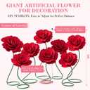 8 Pcs 5 ft Large Peony Giant Artificial Peony