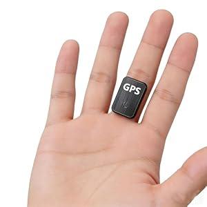 0.8 inch! Hidden Mini GPS Tracker for Vehicles Portable Real-Time Magnetic Tracking Device Car Full Global Coverage Location Kids Dogs Trucks Person No Subscription Required Monthly Fee (1, Small Size)