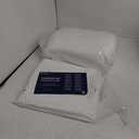 Gemarwel Queen Bedding Comforter Set with Sheets, 7 Pieces Bed in a Bag, White Queen Size Beding Sets with Comforters, Sheets, Pillowcases & Shams