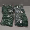 Newwiee 8 Pcs Patio Stretch Patio Sofa Cushion Covers Outdoor Cushion Cover Replacement for 4 Backrests and 4 Cushions Covers, Waterproof Couch Chair Seat Cover Furniture Protector (Dark Green)