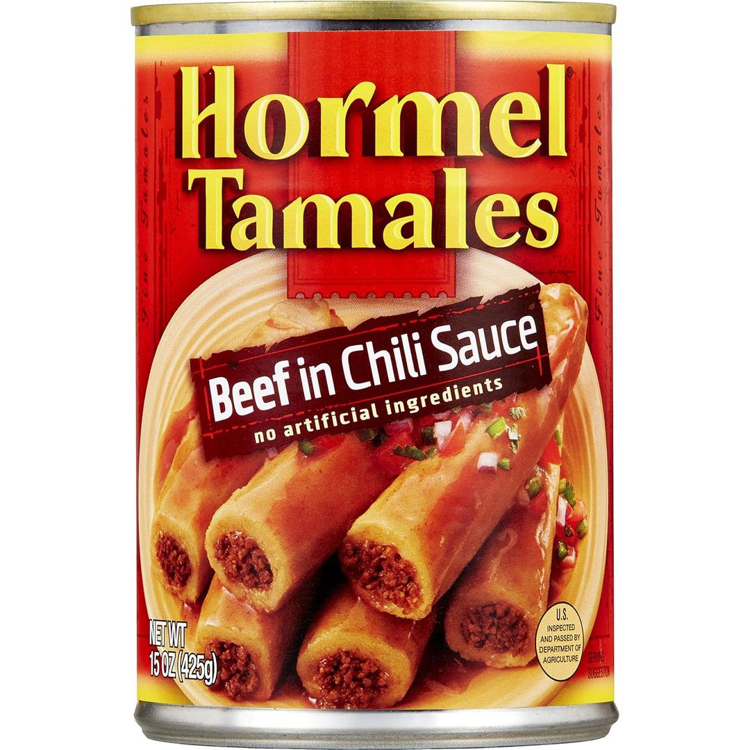 Hormel Tamales, Beef In Chili Sauce, 15 Ounce, Best Before August 2028 