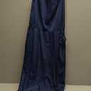 AISWI Women's Maternity Off The Shoulder Maxi Dress Mesh Ruched Bodycon Pregnancy Dresses Baby Shower Photoshoot (Black, Medium)