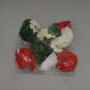 Knitgrip 27 Pcs DIY Graduation Cap Decorations Accessory Kit Include Faux Flower Heads and 3D Butterfly for Graduation Cap Decoration Home Decoration Craft Supplies(Green Red)