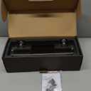 16-Inch Floating Tempered Glass Bathroom Shelf with Towel Bar - Chrome Polished & Stainless Steel, Wall Mount