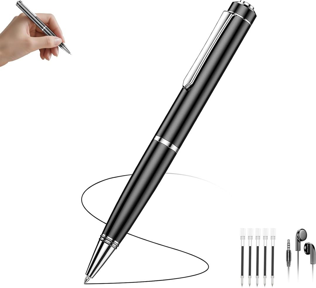 136GB Digital Voice Recorder, Sound Recorder with AI Noise Reduction, Playback & Voice Activation Audio Recording Device, 180 Days Storage Capacity Audio Recorder for Lectures/Meetings/Interviews