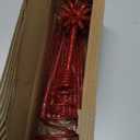 13.8 Inch Black Christmas Starburst Tree Topper Glittered 3D Burst Plastic Tree Topper Exploding Star Christmas Decoration for Home Ornaments Holiday Party Supplies