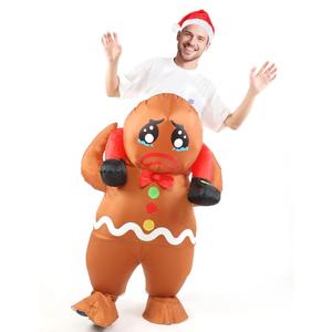 Christmas Inflatable Costume Adult,Gingerbread Man Costume