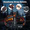 Lenporl 5 PCS Headlamp Holder Mounting Clip Buckle Headlight Flashlight Mount Stand for Slonik and Most Other 22mm -26mm LED Headlamps Flashlight Rechargeable with Headband(Not Include Head Lamp)