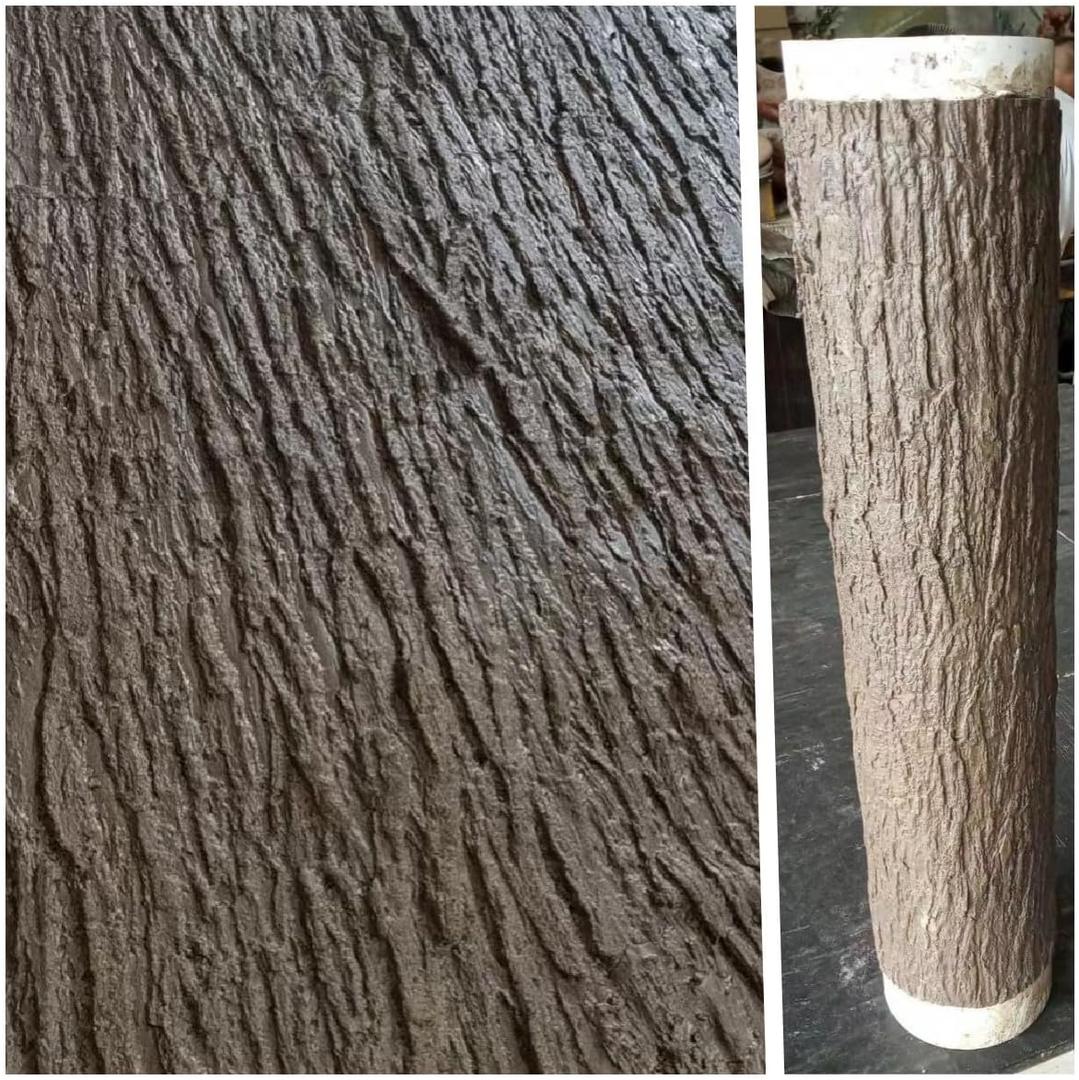 Artificial Tree Bark, 15.75x39.37 Inch Fake Bark for Pillars Pipes Decor, Cuttable Simulation Tree Bark Panel for Columns, Walls, Floors, Tree Decoration