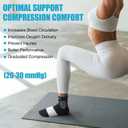 NEENCA Professional Compression Socks, Medical Athletic Ankle Socks for Injury Recovery & Pain Relief, Sports Protection, Circulation 1 Pair, 20-30 mmhg