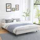 Vaciwe Queen Box Spring 6 Inch Heavy Duty Metal Box Springs Mattress Foundation with Easy Clean Fabric Cover, Noise Free, Easy Assembly