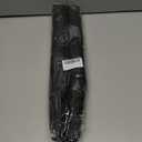 2 PCS Leather Car Seat Gap Filler, Seat Crevice Plug Blocker to Fill Gap Between Seat and Console, Universal Auto Seat Gap Filler Organizer Stops Things from Dropping (Black)