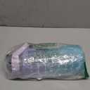 RYI Large Half Gallon 64 OZ Motivational Water Bottle with Straw Time Marker BPA Free for Sport and Fitness Purple Green