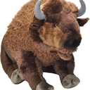 Wild Republic Jumbo Bison Plush, Giant Stuffed Animal, Plush Toy, Gifts for Kids, 30 Inches