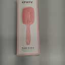 Crave Naturals FLEX DMC Detangling Brush for Thick Hair - Glide Thru Detangling Brush - Hair Brush Detangler for All Hair Types - Flexible Layers Square Paddle Hairbrush - Pink - Comfort Grip