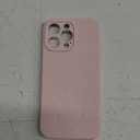 OAOA Magnetic Engraved Case Compatible with iPhone 16 Pro Max Case, Compatible with Magsafe, Camera All-Round Protection, Slim Liquid Silicone Phone Case for Women Girls, Pink Castle