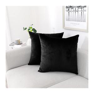 MARAGARBE Big Size DecorativeThrow Pillow Covers 30×30'', Black