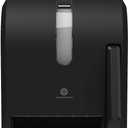 Georgia-Pacific Push Paddle Roll Paper Towel Dispenser by GP PRO, 54338A, Black
