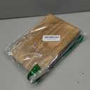 zoocatia Small Wood Tray Pedestal Stand Farmhouse Bathroom Decor Decorative Wooden Riser Kitchen Soap Dish Holder for Vanity, Counter, Sink, 9" x 5.9" - Brown