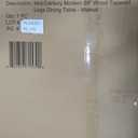 Walker Edison Mid-Century Modern Solid Wood Tapered-Leg Dining Table, 59 Inch, Walnut