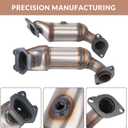 Catalytic Converter Compatible with Dodge 2011-2014 Grand Caravan/Journey,Chrysler 2011-2014 Town&Country/200,2012-2014 Ram C/V 3.6L Compliant 16779 16780 (EPA Compliant)