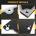 LS Gen 3 (III) Valley Cover Plate Kit with Gasket and Seals (Bolt)Low Profile and Non Knock Sensor Hole Compatible with GM LSX LS1 LM7 LR4 LQ4 LS6 L59 LQ9 LM4 L33 Chevy GMC Silverado Sierra SUV Black