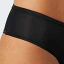 Amazon Essentials Women's Microfiber Underwear (Hipster & Thong, Available in Plus Size), Pack of 6 (Black/Washed Bronze)