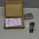 500 Pcs Key Tags with Labels Car Dealership Key Tags with Rings Blank Shop Labels and 4 Pens for Office Car Shop Automotive Supplies (White)