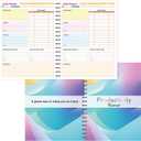 ADHD Daily Planner for Neurodivergent Adults,Productivity Daily Planner,200 Pages Daily To Do List for Work & Personal Life,Task Management Organizer Self-Cares,Weekly Schedule,Brain Dump to Stay Organized and Focused-12 x 8 inches