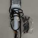 Farery 2.4" Thermal Brush, Large Barrel Heated Round Brush with Triple PTC & 5 Heat Settings (280-420F), Lightweight Dual Voltage for Voluminous Big Curls, Waves & Straightening Long Hair (Blue)