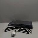 BAYKA Wall Mounted Floating Shelves, Wood Floating Wall Shelf for Books & Decor, Small Space-Saving Display & OrganizerBlackSet of 4