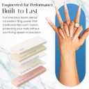 Tammy Taylor 180 Grit Emery Boards for Natural Nails, 100/180 Limas para Uas, Professional Finger Nail Files for Women, Manicure Tools, Salon Art Supplies & Accessories, Disposable Fingernail File