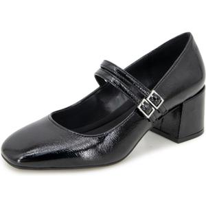 Reaction by Kenneth Cole Leeann Black Crinkle Patent 6.5