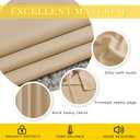 NICETOWN Room Darkening Extra Wide Curtain 102 inch Length, Grommet Thermal Curtain Voice Reducing Window Treatment for Sliding Glass Door/Bedroom, Biscotti Beige, W80 x L102, 1 Panel