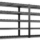 REIBII 60" W Garage Shelving Heavy Duty Metal Shelving 3000LBS Storage Shelves Adjustable Metal Shelves for Industrial 5 Tier Garage Shelves for Basement Pantry Warehouse 60" W x 24" D x 72" H 2 Pack